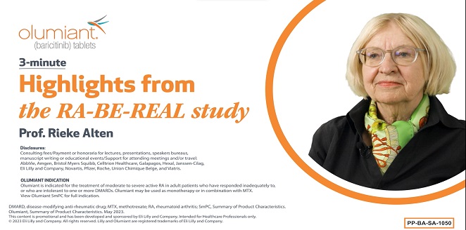 Highlights from RA-BE-REAL study